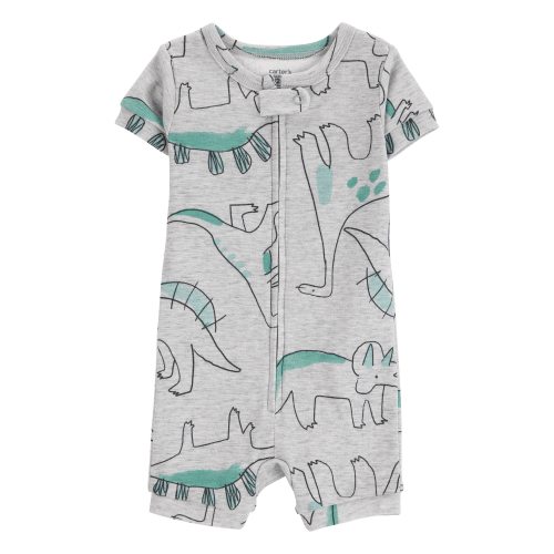 Toddler Dinosaur Print Snug Fit Cotton 1-Piece Pajamas - Heather - Carter's | Carter's