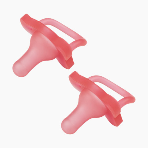 Happypaci One-Piece Silicone Pacifier - Pink