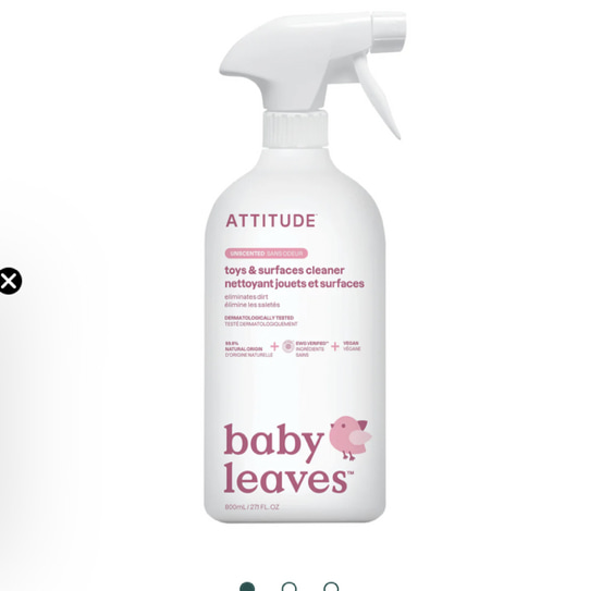 Toy & Surface Cleaner - No-rinse cleansing I ATTITUDE