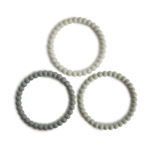 Mushie Baby Pearl Teether Bracelet