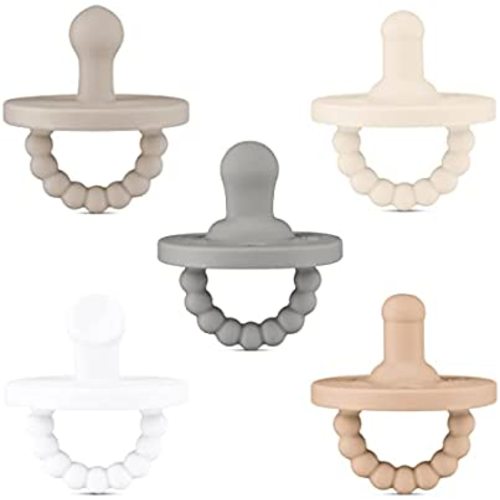 Ryan & Rose Cutie PAT Pacifier Teether (Starter Kit, Neutral)