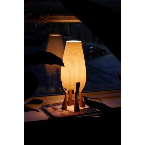 Soft Glow Lamp - Textured Shade with Ripple Design | RIPL .2