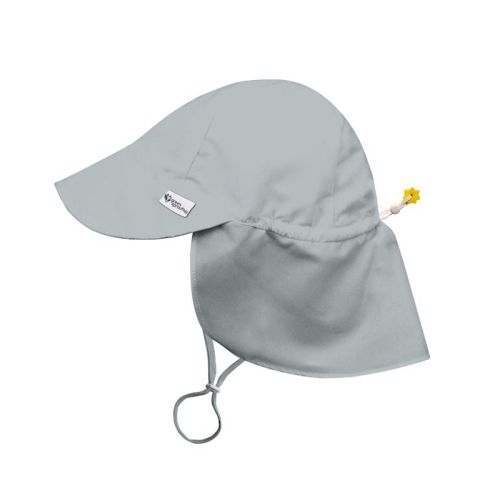 Green Sprouts Baby/Toddler UPF 50+ Eco Flap Hat - Sand - 0/6 Months