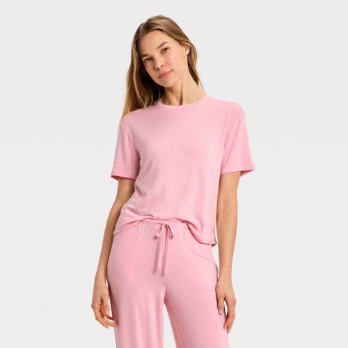 Women's Jersey Pajama T-Shirt - Auden™ Pink XL