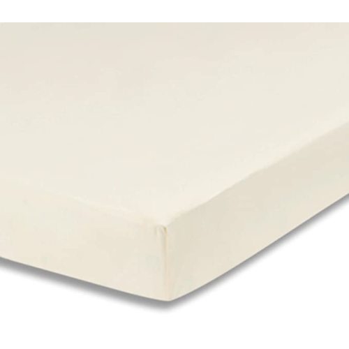 Everyday Kids Fitted Crib Sheet, 100% Soft Breathable Microfiber Baby Sheet, Fits Standard Size Crib Mattress 28in x 52in, Beige Nursery Sheet