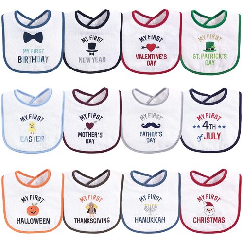 Unisex Baby Holiday Bibs