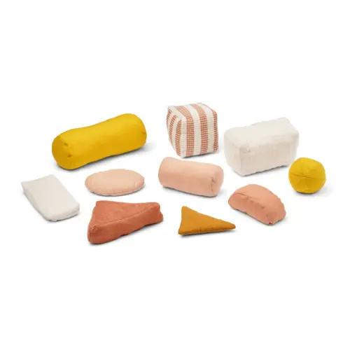 Sensory Cubes - Set of 10 | Rose multi mix
