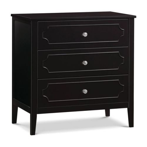Davinci Chloe Regency 3-drawer Dresser - Black