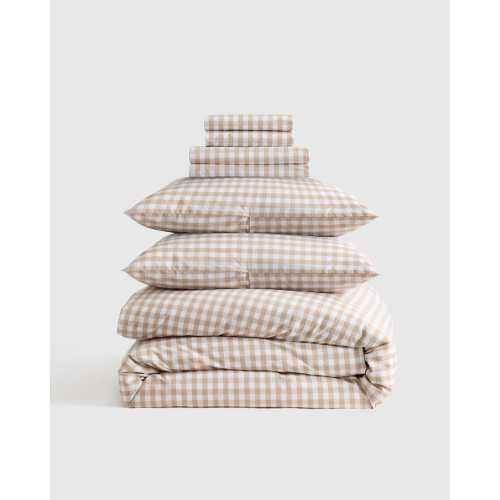 Classic Organic Percale Deluxe Bedding Bundle