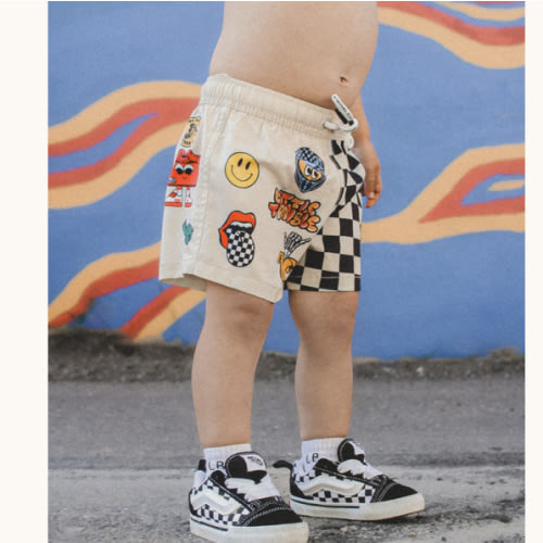 Sticker Slap Boardies | Little Trouble