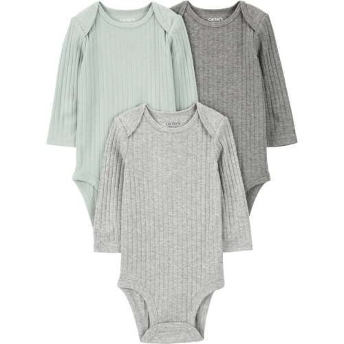 Carter's Child of Mine Baby Boy Bodysuits, 3-Pack, Sizes Preemie-18 Months