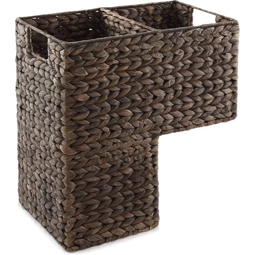 Casafield Stair Step Basket (Espresso - Hyacinth)
