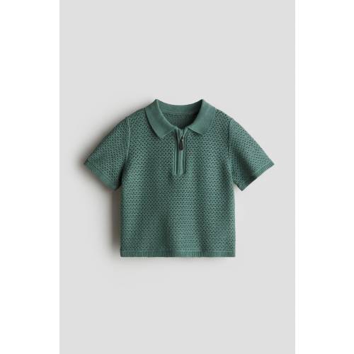 HALF-ZIP POLO SHIRT