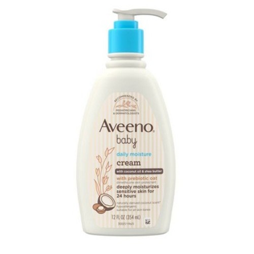 Aveeno Baby Daily Moisture Body Lotion - Coconut Oil And Shea Butter - 12oz
