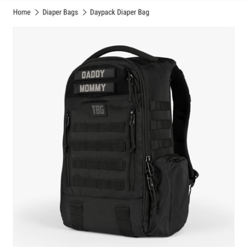 Daypack Diaper Bag by TBG – Tactical Baby Gear