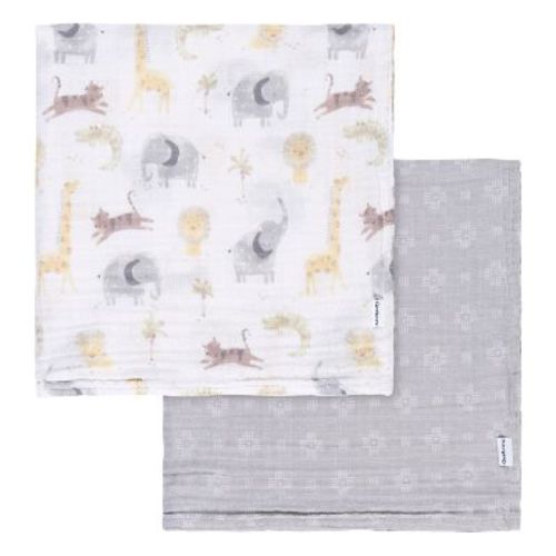 Gerber Baby Muslin Blankets, 2-Pack