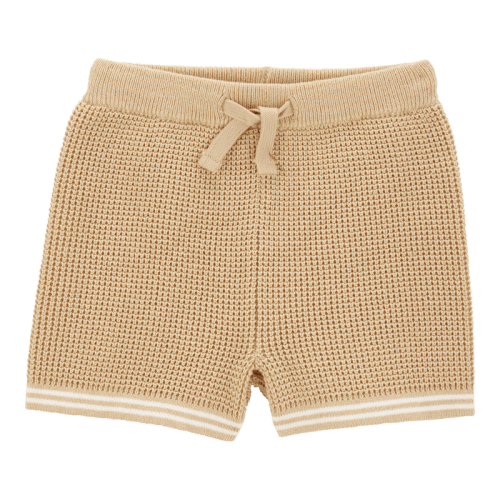 Tan Baby Sweater Knit Short - Tan | Carter’s Oshkosh Canada