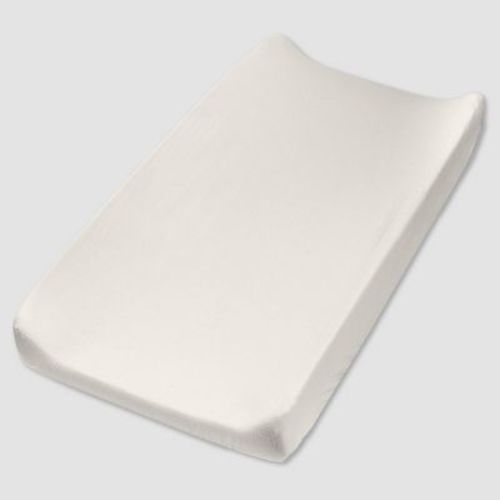 Honest Baby Organic Cotton Changing Pad Cover - Sugar Swizzle/ivory