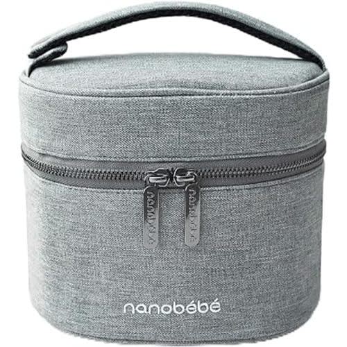 Nanobebe Deluxe Bottle Travel Cooler - Grey