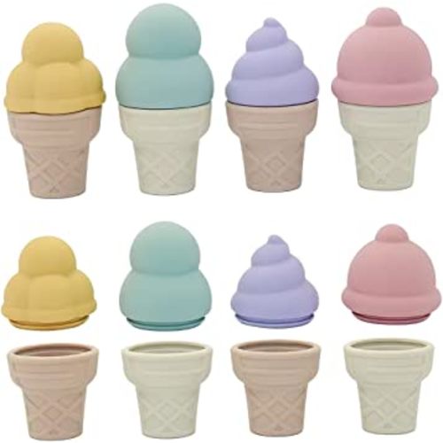 Ice Cream Cone Baby Bath Toy Set