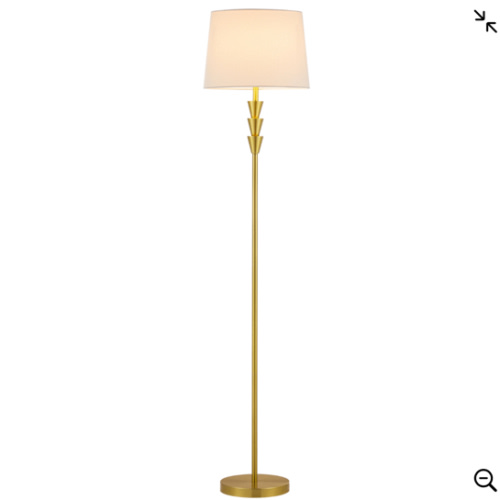 KAWOTI 62.5-in Gold Floor Lamp 21301 at Lowes.com