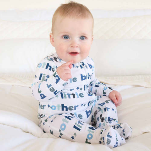 Little Sibling Zipper Footie