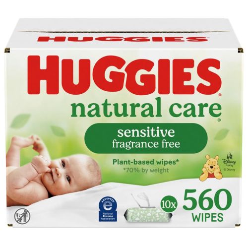 Huggies Natural Care Sensitive Unscented Baby Wipes - 560ct