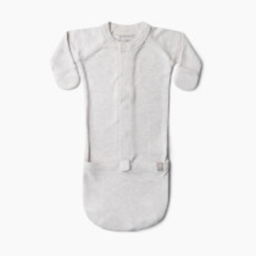 Goumi Kids 24hr Convertible Sleeper Baby Gown - Storm Gray, 0-3 M
