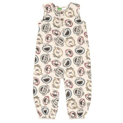 Sesame Street Elmo Cookie Monster Big Bird Newborn Baby Boys Cotton Gauze Matching Family Henley Romper Newborn