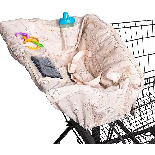 Disney Baby by J.L. Childress Shopping Cart & High Chair Cover for Baby to Toddler,Winnie The Pooh