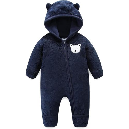 Hooded Onesie - 0 to 3 Months