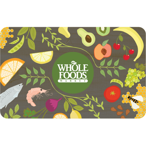 FOR SNACKS Gift Card for Whole Foods Market