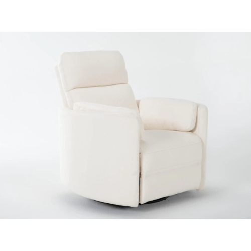 Rayna Oyster Nursery 40" Power Swivel Glider Recliner | Living Spaces