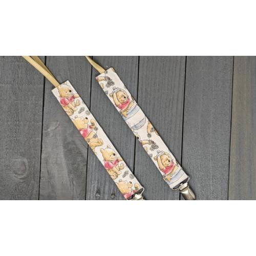 Winnie the Pooh Pacifier Clip / Universal Fabric Binky Keeper - Etsy