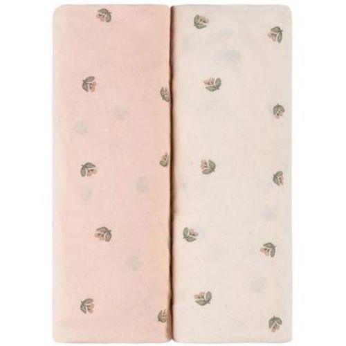 Ely's & Co. Baby Changing Pad Cover - Cradle Sheet 100% Combed Jersey Cotton Pink for Baby Girl