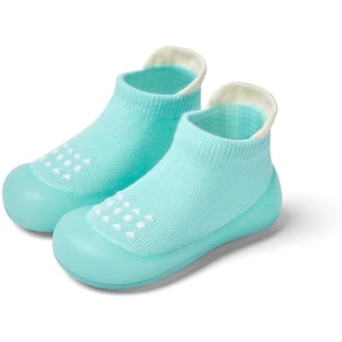 Baby Sock Shoes Baby Walking Shoes Infant Non-Slip Breathable Slippers with Soft Rubber Sole Baby Boys Girls Sneakers