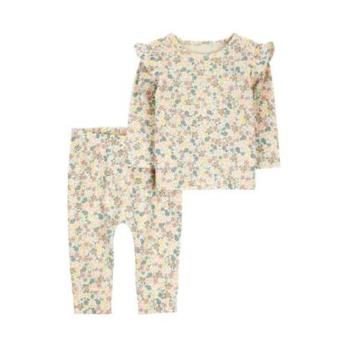 Baby Girls Printed Top and Leggings Set