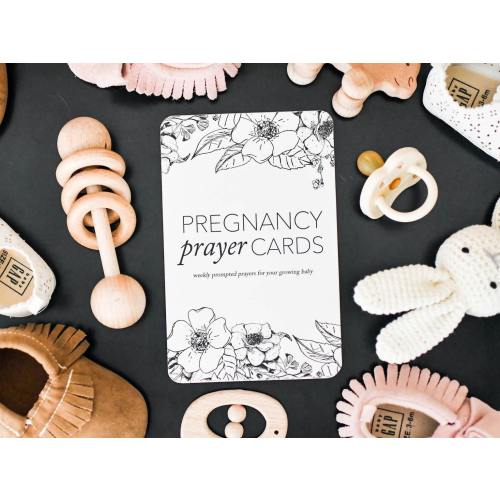 Pregnancy Gift Expecting Mom Gift | Pregnancy Prayer Cards | Announcement Reveal to Husband Grandparent