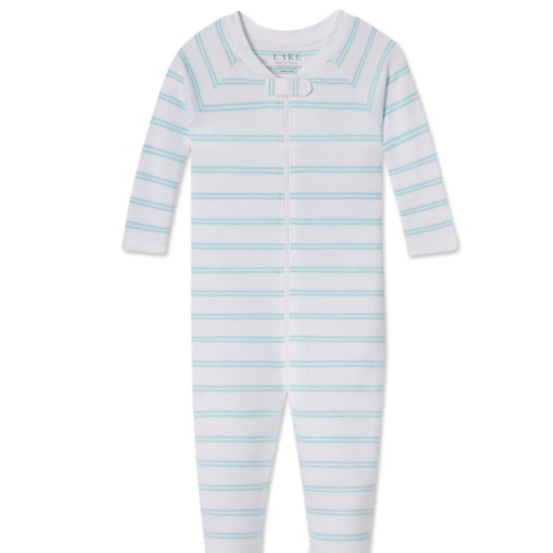 LAKE | Baby | Beach Club Tidal Stripe Baby Sleeper | 6/9M