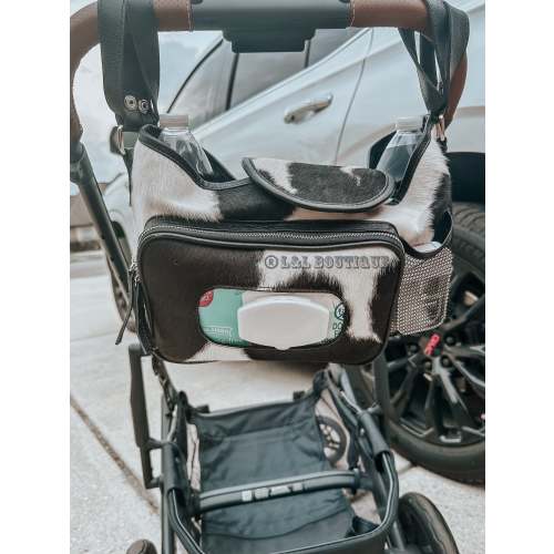 Cowhide Stroller Bag