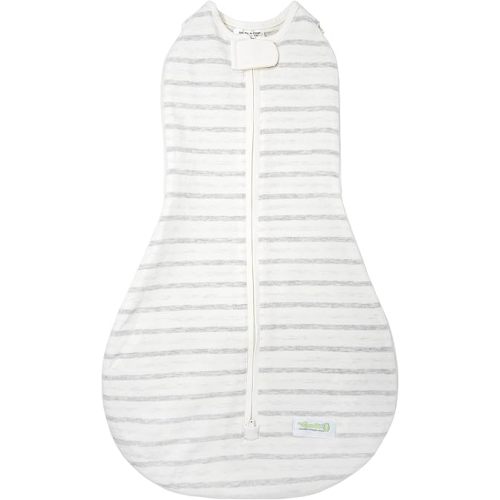 Woombie Grow with Me Baby Swaddle, Convertible Swaddle Fits Babies 0-9 Months, Expands to Wearable Blanket for Babies up to 18 Months, Twilight Stripes