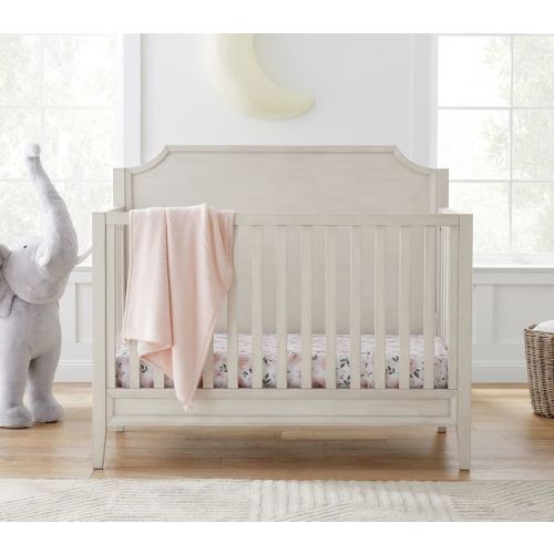 Meredith Allover Floral Organic Crib Fitted Sheet