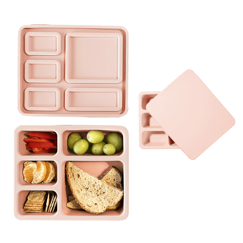 Silicone Bento Box Solid Ripe Peach – Austin Baby Collection
