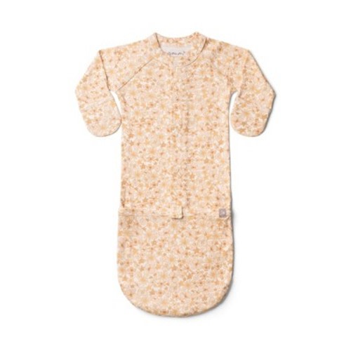 Goumi 24 Hour Convertible Sleeper Baby Gown, Color: Wildflowers, Size: 3-6m