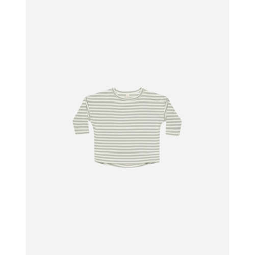 Long Sleeve Tee || Sage Stripe