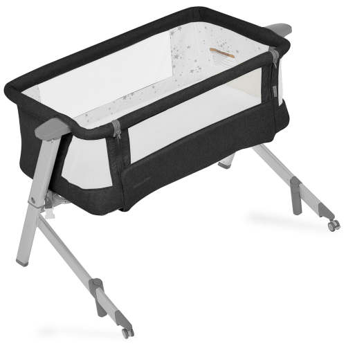 Dream On Me Skylar Bassinet & Bedside Sleeper in Black