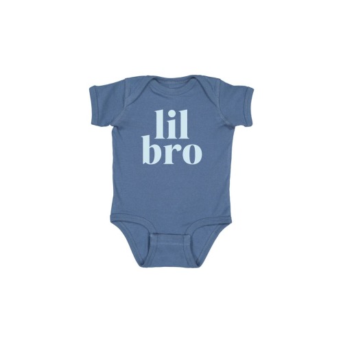 Lil Bro Short Sleeve Bodysuit, 0-3M