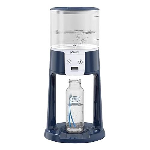 Dr. Brown's Insta-Prep Warm Water Dispenser to Instantly Prepare Baby’s Formula Bottle,Large Capacity Glass Tank with 3 Temperature Settings,Blue