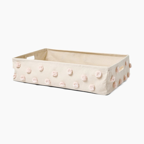 Pehr Pom Pom Hide Away Basket - Blush, Large