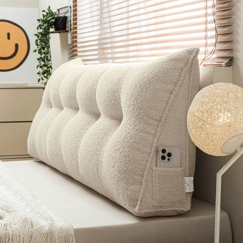 Backrest Support Headboard Wedge Pillow - 19.7 x 59